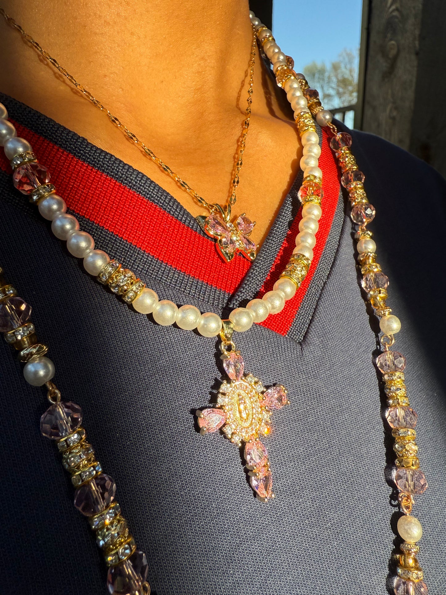 Pink Pearl Blush Necklace