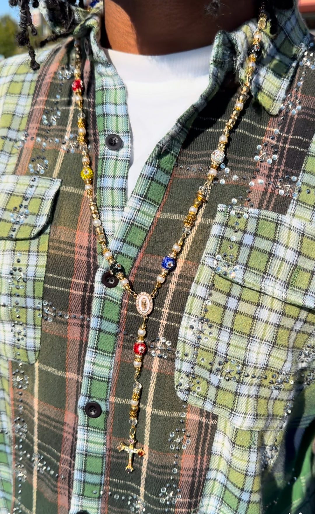 Handmade Prism Multicolor Rosary