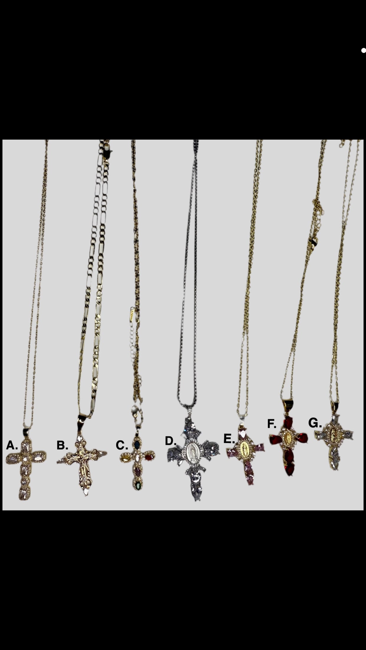 Cross necklaces ✨
