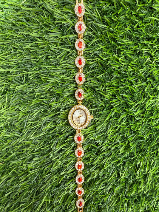 Ruby Echo Gold Watch