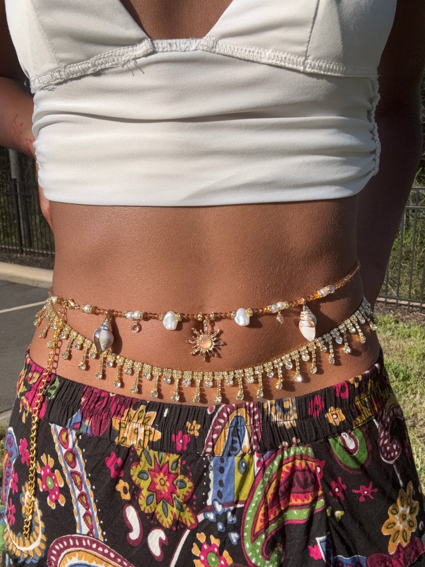 Oceans Adjustable Waistbead