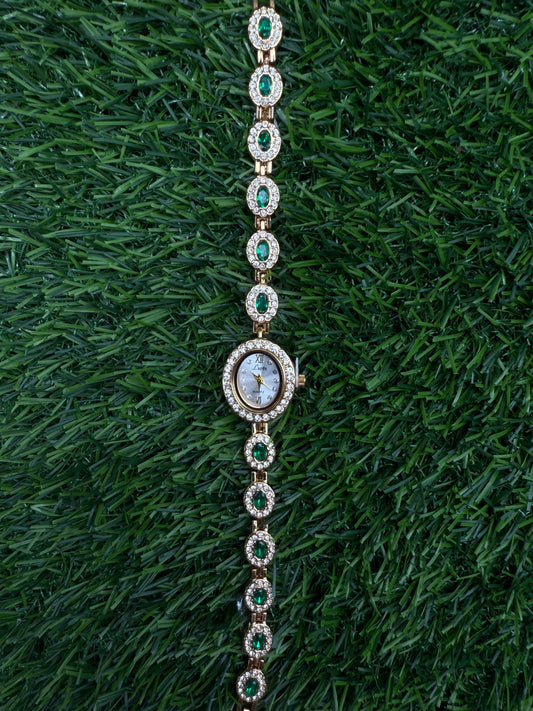 Spring Green Gold Watch