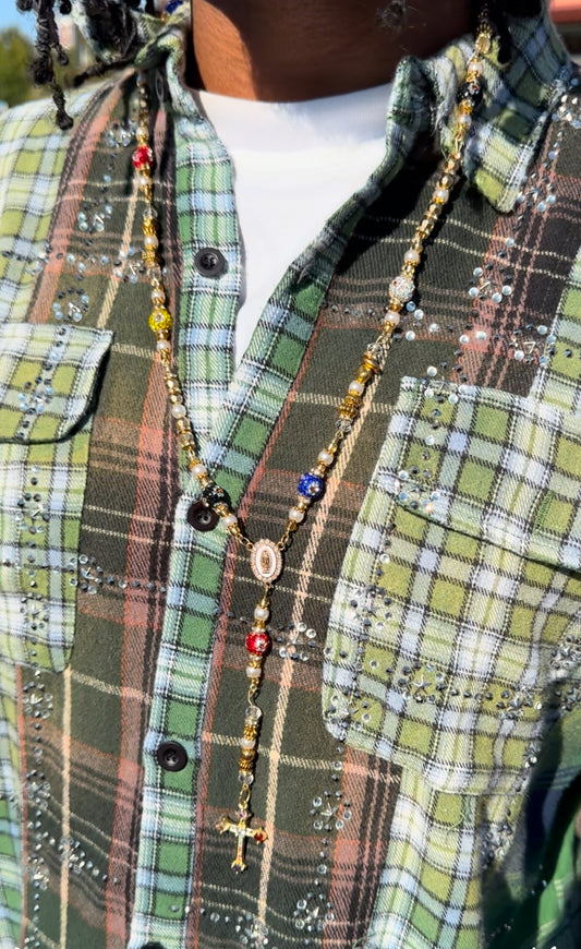 Handmade Prism Multicolor Rosary
